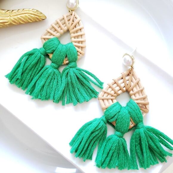 New! FP Adella Tassel Earrings - Picture 5 of 11